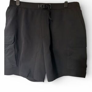 Armani Exchange Black Cargo Shorts